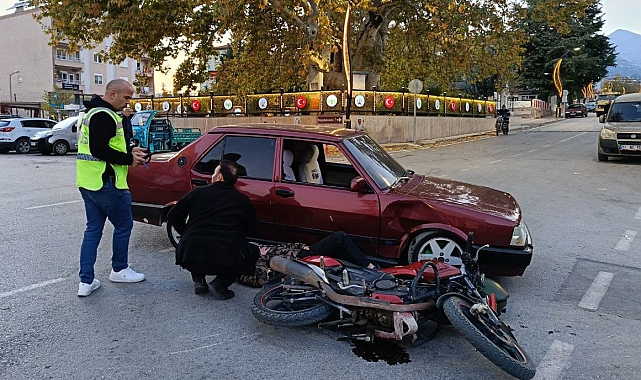 Ağlasun'da kaza: 1 yaralı