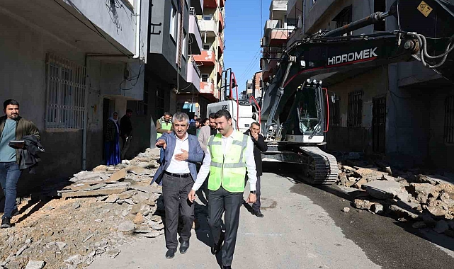Akdeniz'de sokaklar yenileniyor