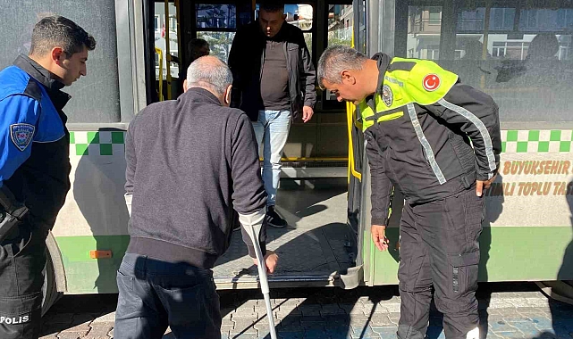 Alanya'da engelsiz trafik denetimleri