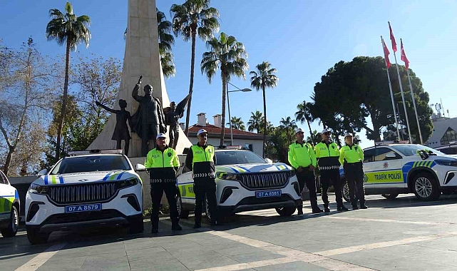 Alanya'nın güvenliğine Togg takviyesi