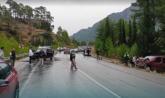 Antalya Isparta Karayolunda 6 Kaza Meydana Geldi