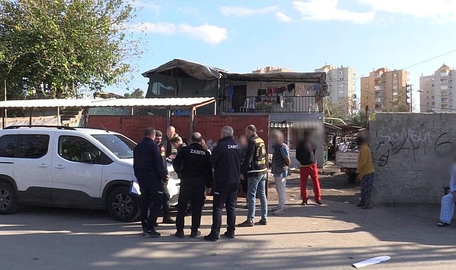 Antalya'da çalıntı eşyaları satan hurdacılara baskın