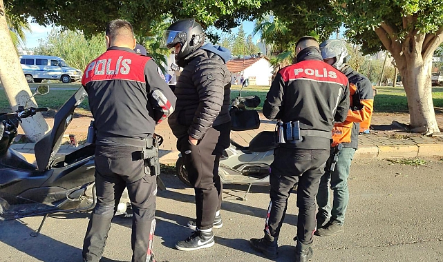 Antalya'da trafik denetimi