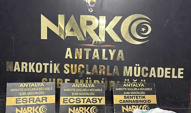 Antalya'da zehir tacirlerine darbe: Son 1 haftada 19 tutuklama