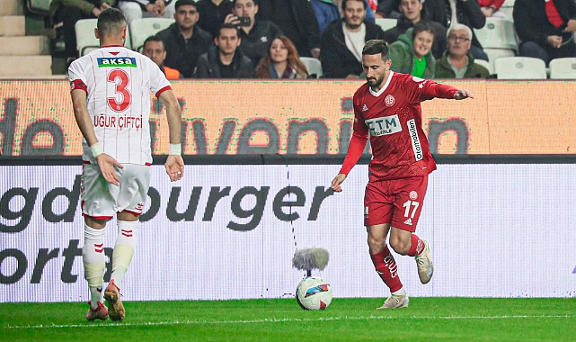 Antalyaspor:1  – Sivasspor:1 (İlk yarı)