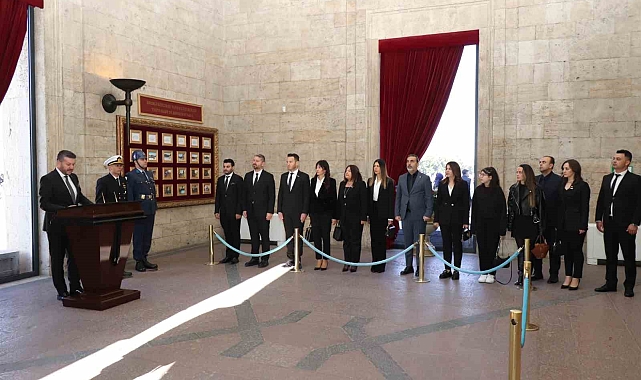 ANTGİAD üyeleri, Atatürk'ün 86. ölüm yıl dönümünde Anıtkabir'de