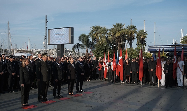 Atatürk Bodrum'da anıldı
