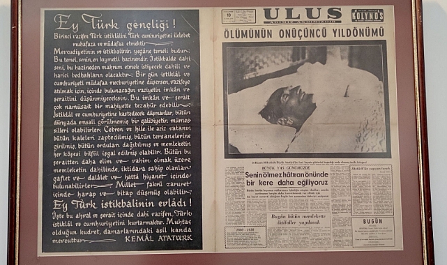 “Basında 10 Kasım” Sergisi: Atatürk’ün İzleri Misafirlerle Buluşacak