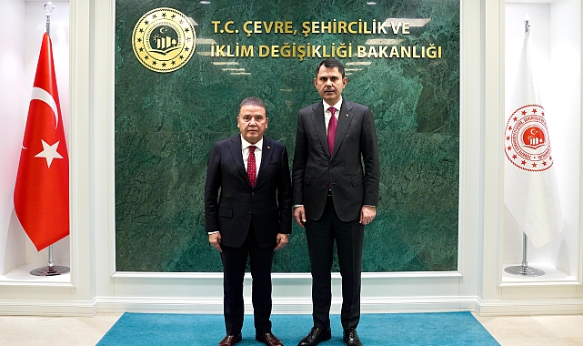 Başkan Böcek, Bakan Kurum ile görüştü