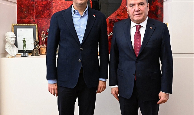 Başkan Böcek'ten CHP Lideri Özel'e ziyaret