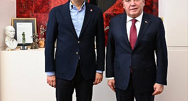 Başkan Böcek'ten CHP Lideri Özel'e ziyaret