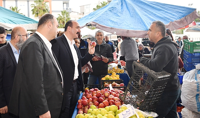 Başkan Kotan, pazar esnafıyla buluştu