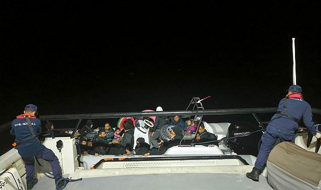 Bodrum'da 31 kaçak göçmen ile 1 göçmen kaçakçısı yakalandı