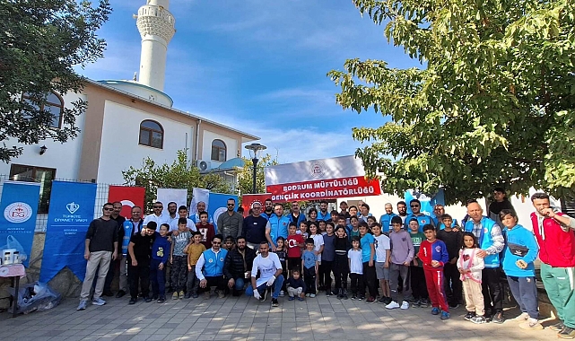 Bodrum'da 'Pedal Çevir Adım At' etkinliği