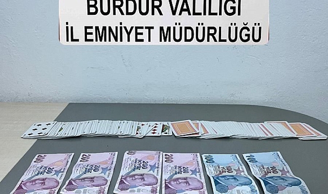 Burdur'da kumar oynandığı tespit edilen bir iş yeri kapatıldı