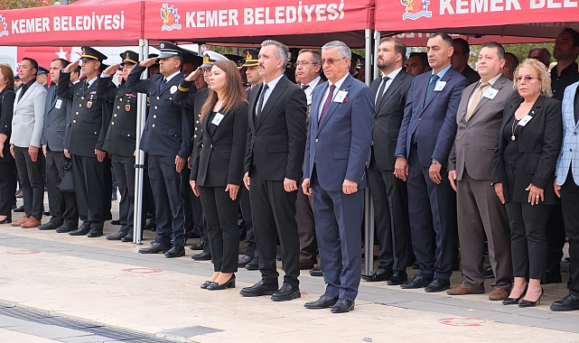 Büyük Önder Kemer'de anıldı