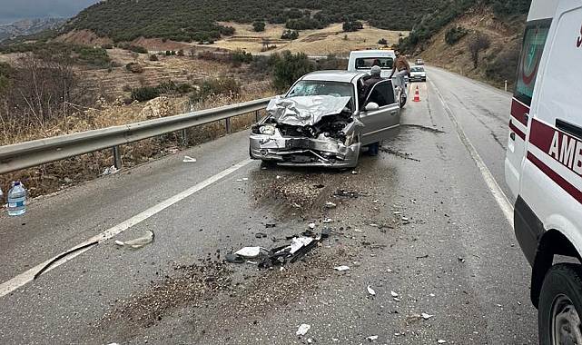 Eğirdir'de kaza: 3 yaralı