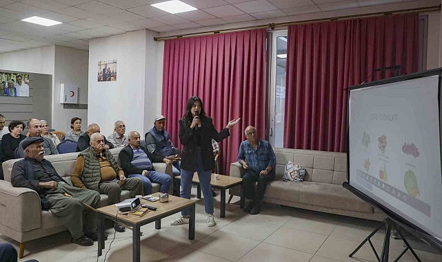Emekliler, 'ileri yaşta beslenme' konusunda bilgilendirildi