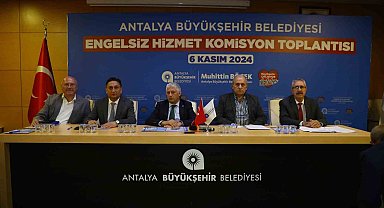 Engelsiz Hizmet Komisyonu toplandı, engelli bireylerin sorunları görüşüldü