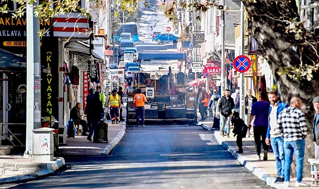 Gülnar'ın caddeleri yenilendi