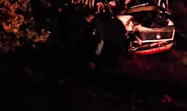 İşçi servisi tarlaya uçtu, 1'i ağır 6 yaralı