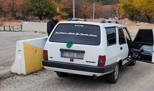 Isparta'da trafik kurallarını hiçe sayan sürücü yakalandı