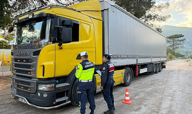 Jandarmadan 32 bin aracı denetledi 2 Milyon TL ceza uygulandı