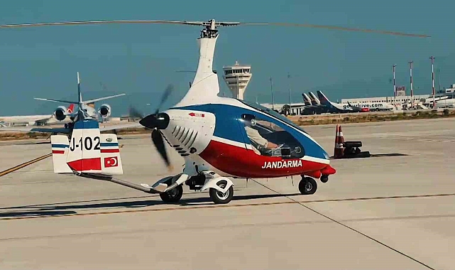 Jandarma&#039;dan cayrokopter ve dron destekli trafik denetimi