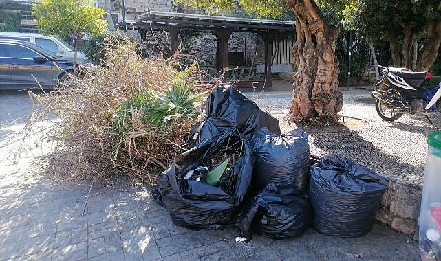Kaleiçi’nde Çöp Sorunu Gözlerden Kaçmıyor
