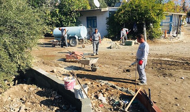 Kemer'de altyapı çalışmaları