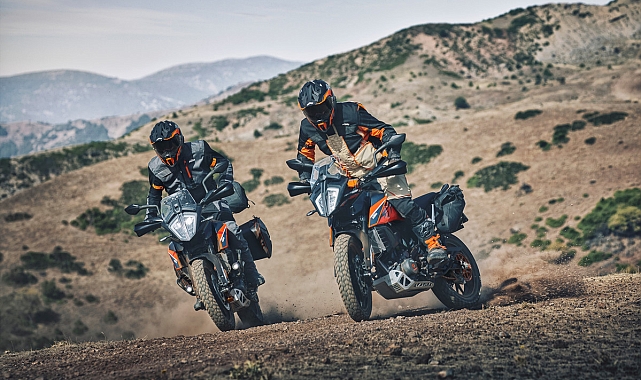 Kemer'de macera motosikleti etkinliği