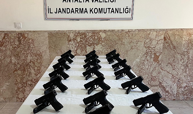 Manavgat'ta silah kaçakçılığı operasyonu