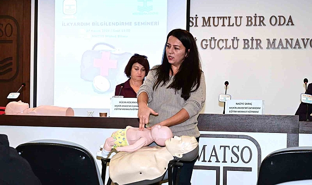 MATSO'da ilk yardım bilgilendirme semineri