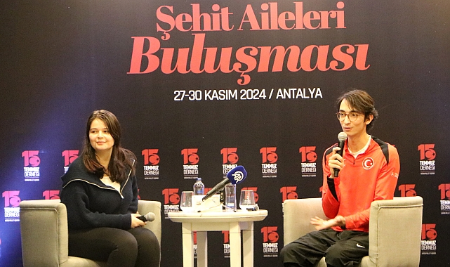 Mete Gazoz, şehit aileleriyle buluştu