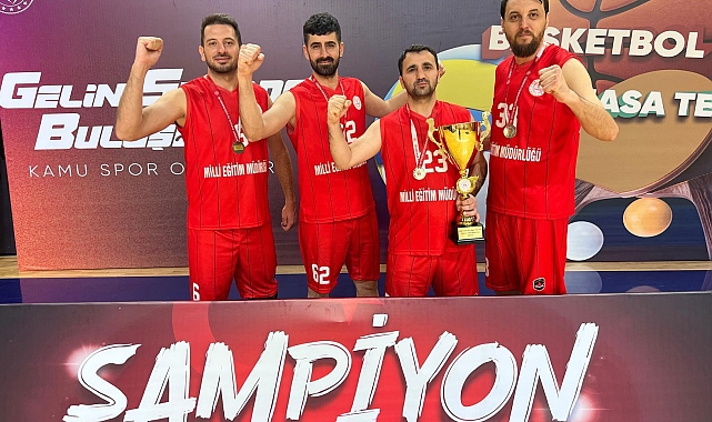 Milli Eğitim Müdürlüğü, basketbolda Türkiye ikincisi oldu