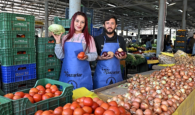 Muratpaşa'daki pazarcılara tek tip önlük