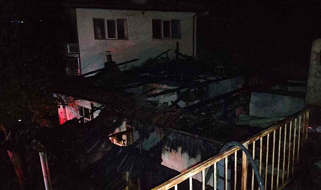Müstakil evde yangın: 1 yaralı