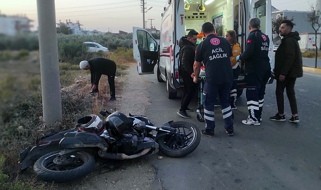 Otomobil ile motosiklet çarpıştı: 1 yaralı