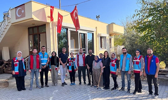Şehidin anneannesinin evine bakım ve temizlik