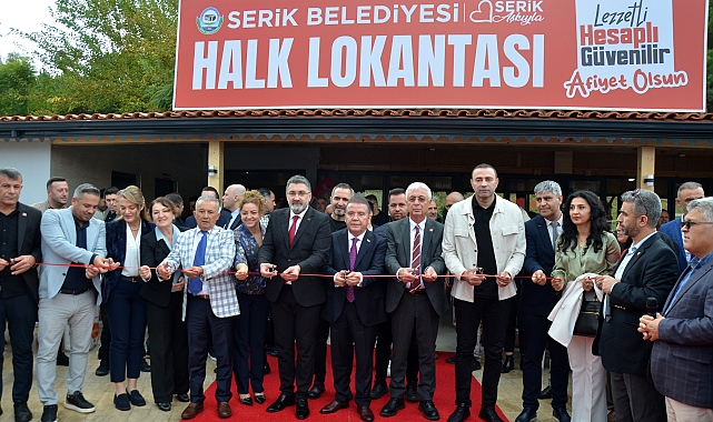 Serik'te Halk Lokantası açıldı
