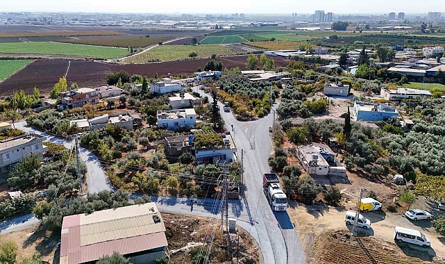 Tarsus'ta kırsal yollar yenileniyor