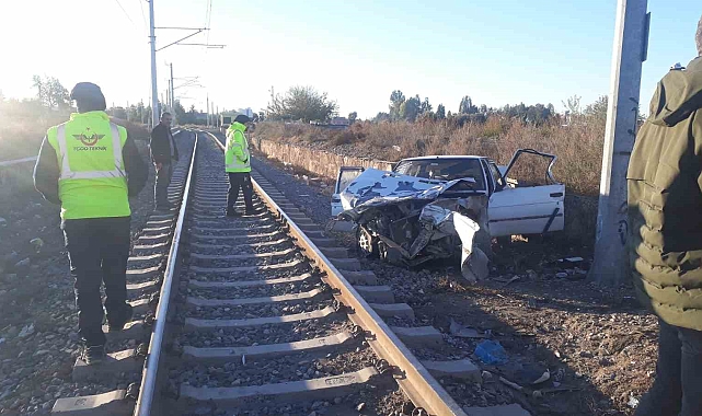 Tarsus'ta tren kazası: 1 yaralı