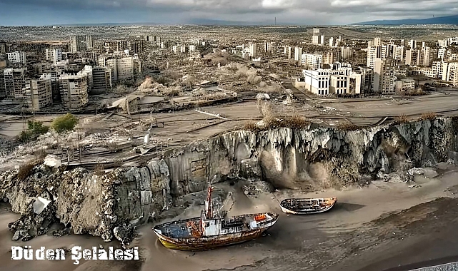 Turizm kentinin 25 yıl sonraki iklim krizi senaryosu 'Kıyamet' filminde