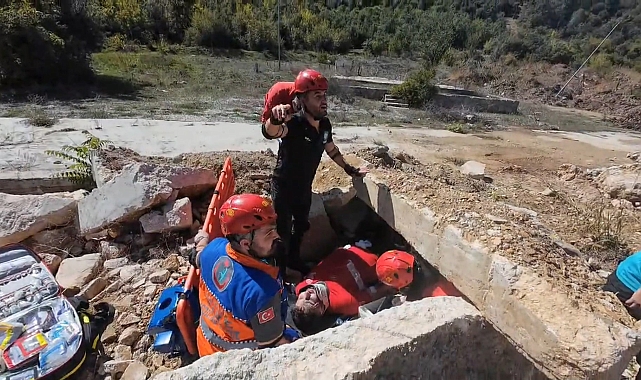 UMKE'den kaza, heyelan ve deprem tatbikatları