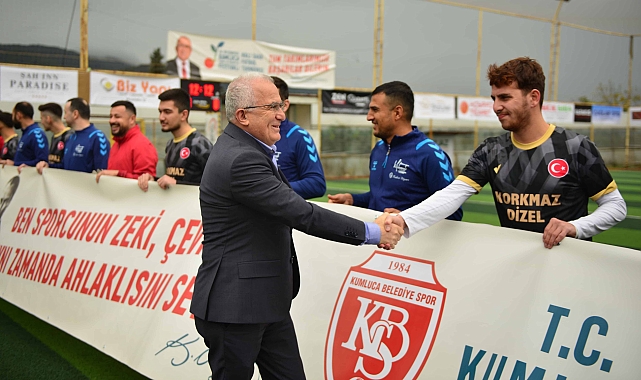 26'ncı Geleneksel Kumluca Tarım ve Seracılık Festivali Halı Saha Futbol Turnuvası başladı
