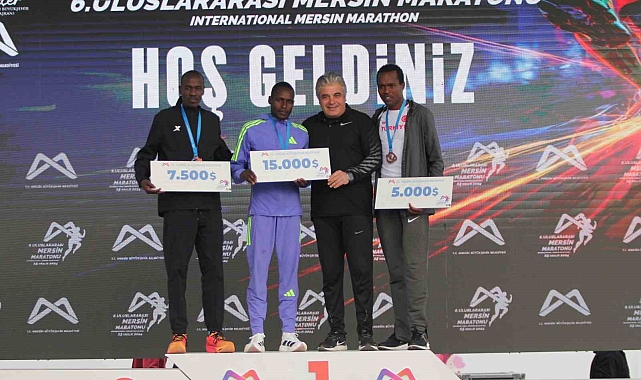 6. Uluslararası Mersin Maratonu'nda ödüller sahiplerini buldu