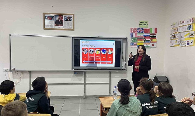 Alanya'da öğrencilere iklim değişikliği ve Sıfır Atık eğitimi verildi