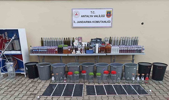 Alanya&#039;da sahte alkol operasyonu