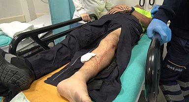 Antalya'da 'dur' ihtarına uymayan 16 yaşındaki çocuk motosikletle polise çarptı