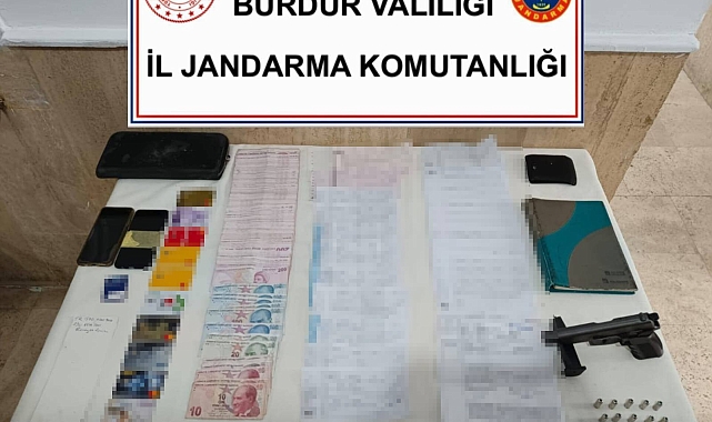 Burdur'da tefecilik operasyonu, 1 kişi tutuklandı